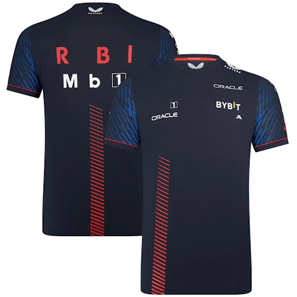 2023 F1 Team Red Crew T-Shirt Dutch Verstappen Driver 2023 S