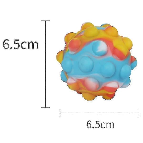 Dekompression Vir-us Boll Popit Fidget Leksaker Klämleksak Stresslindring Present Barn 26s