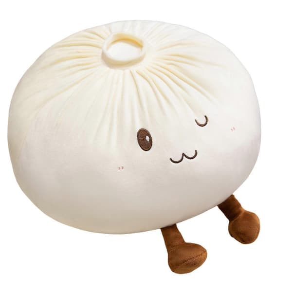 28cm/40cm Kæmpe Dumpling Jumbo Dumpling Legetøj Stor Plys Pude til Soveværelsesdekoration Hvid 28cm White 28cm