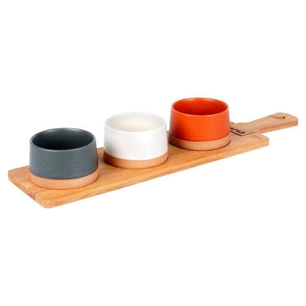 Keraamiset tarjoilukulhot 48 cm 4 kpl
