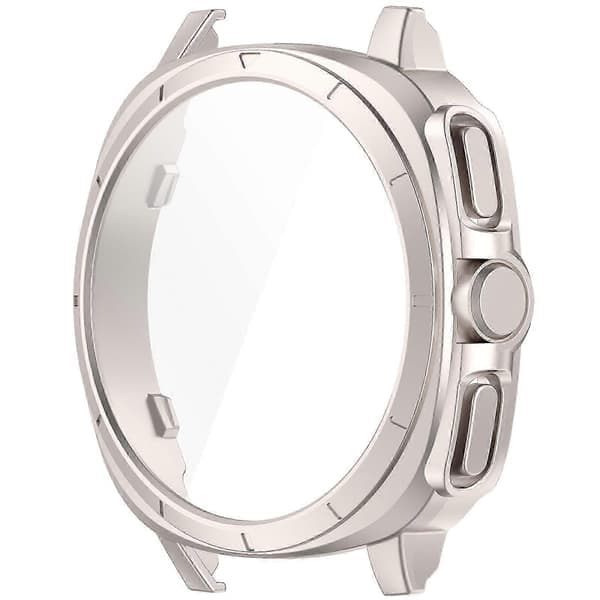 Til Samsung Galaxy Watch7 44mm til Galaxy Watch Ultra Transfer Case Hard PC Watch Case Beskyttelse Starlight Starlight