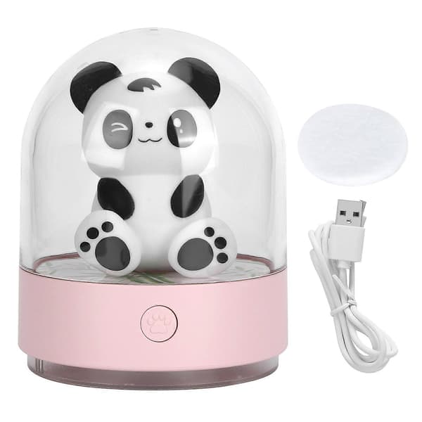 Kollegium Skrivebordslampe Aromaterapi Natlampe USB Pink 8x8x11cm