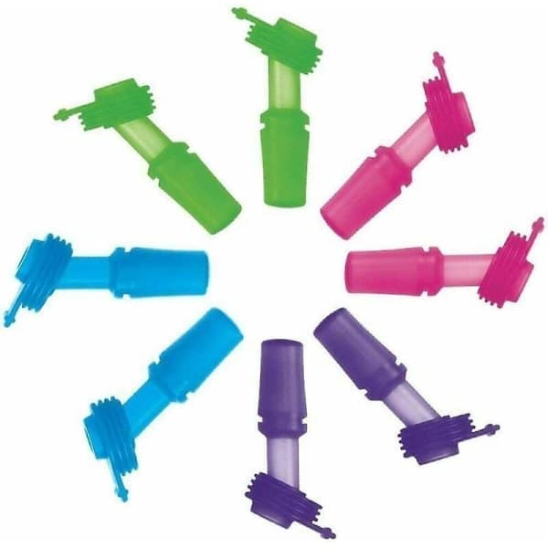 Sugrör i silikon: Passar alla Camelbak Eddy Kids vattenflaskor och sugrör (Färg: Vit)
