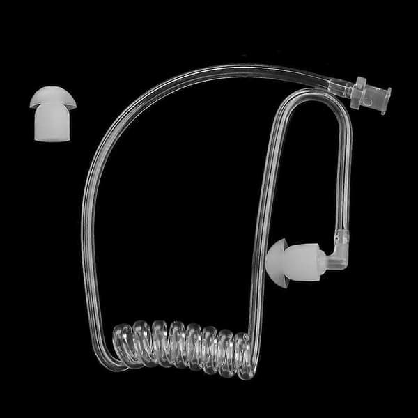 Transparent Spol-Akustisk Luftrörs-Öronpropp Ersättning för Radioheadset