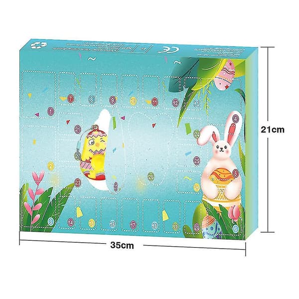 Påsk Blind Box Unzip Leksaker Färgglada Glitter Skum Ägg Kanin Påsk Present Set för Barn