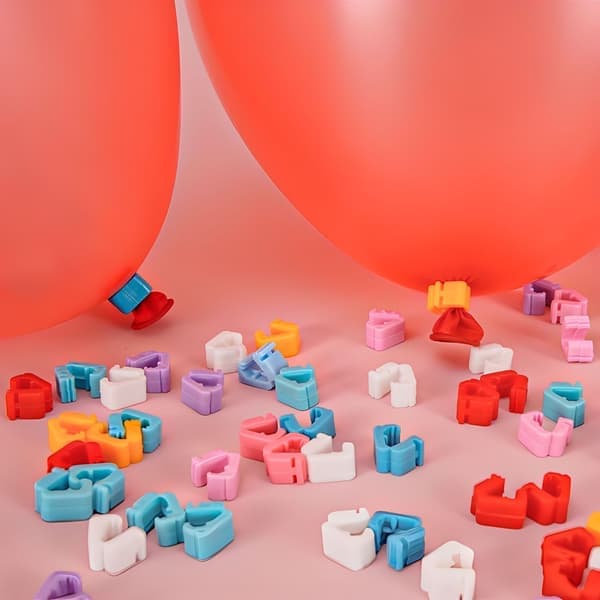 Ballonlukningsclips, bryllupsrumsdekoration, ballonbindeværktøj, blommeblomstlukningsclips