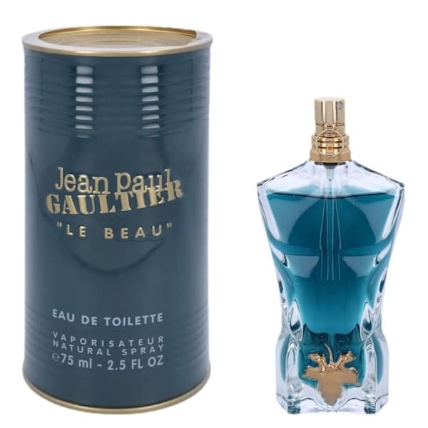 Jean Paul Gaultier Le Beau 125ml Eau de Toilette Spray, HOT 03 Edition, Blue Maple Leaf blue maple leaf