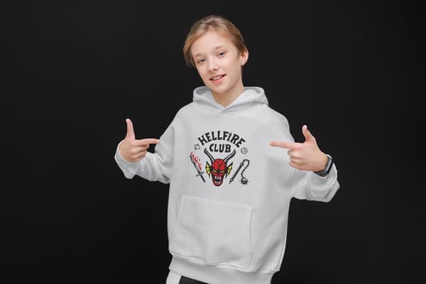 Hellfire Ask Hoodie T-paita Stranger Things XL XL