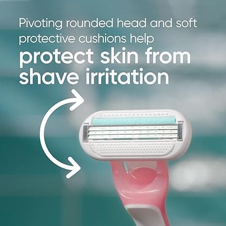 Gillette Venus Sensitive engangsbarberhøvler for kvinner - enkeltpakke med 1 barberhøvel 1 stk
