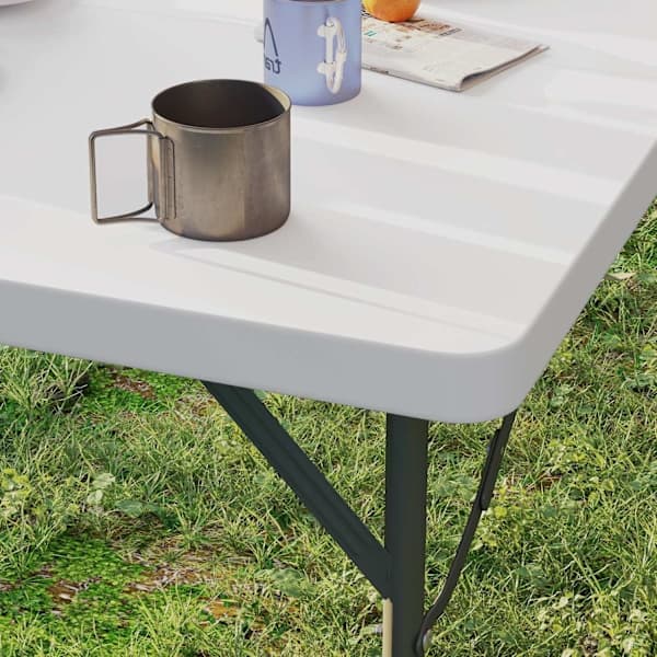 Rootz Fällbart Picknickbord, Justerbar Höjd Campingbord, 86x86x74cm, Enkel Transport