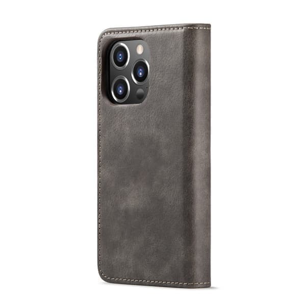 DG MING iPhone 16 Pro 2-i-1 Magnet Lommebokveske - Grå grå