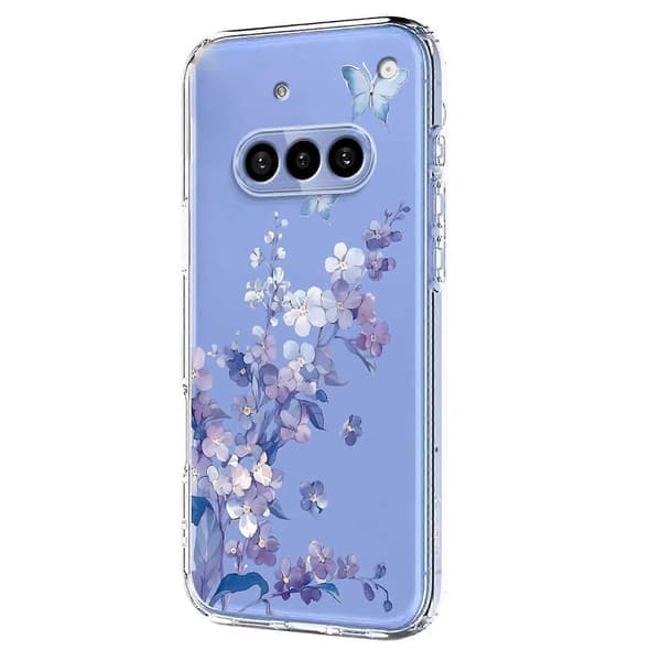 Blommönster Målat TPU-telefonfodral för Nothing Phone 3a