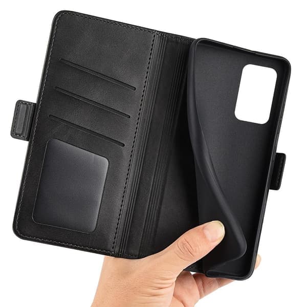 SKALO Samsung A33 5G Premium Pung Etui - Sort Sort
