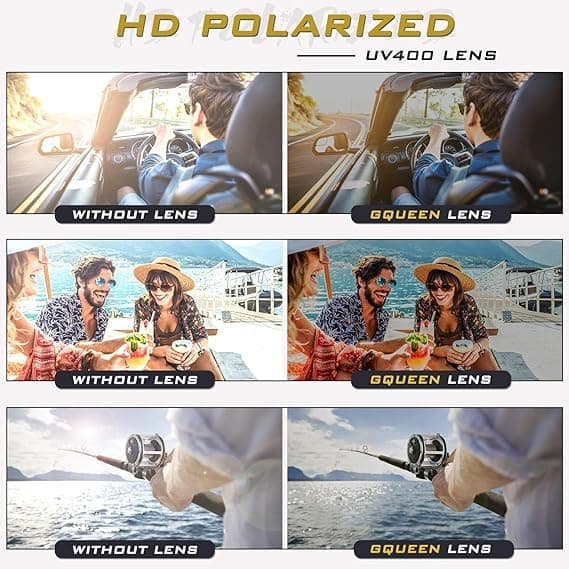 Polariserte solbriller runde retro metallrammer Steampunk for menn kvinner unisex