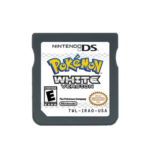 Models Classic Games DS Kassette Konsol Kort Hvid