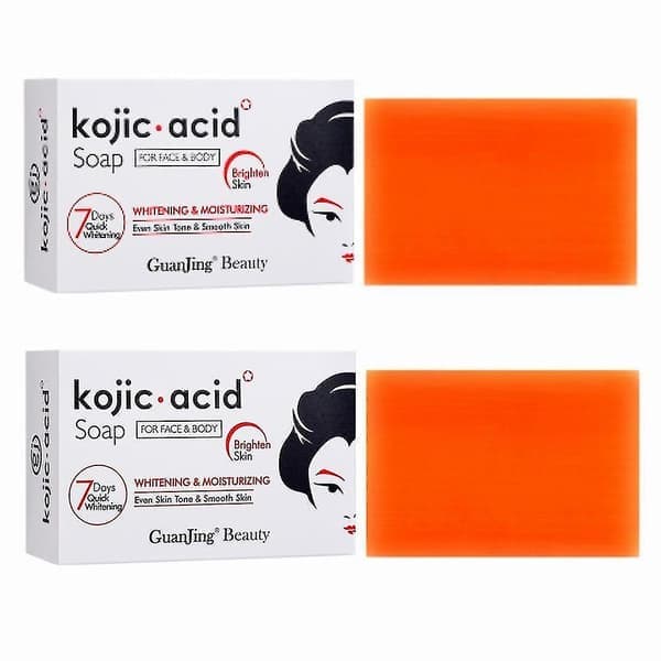 1 - 3 Kojic San Hudblegende Sæbe med Kojic Syre 2 stk. 2pcs