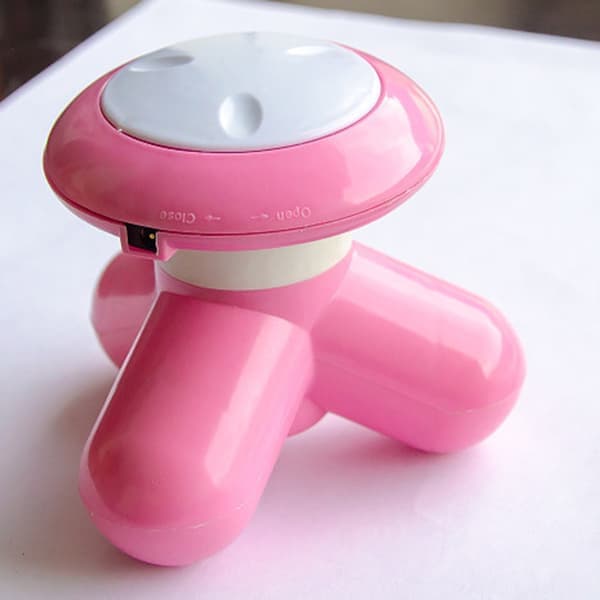 Mini håndholdt massager bærbar helkropsmassage med vibration til afslapning blå Blue