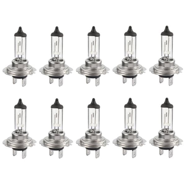 10 stk 55W H7 Halogenlamper Bil Tåkelys Halogenlampe Varmt Lys Biltilbehør Universal Hode