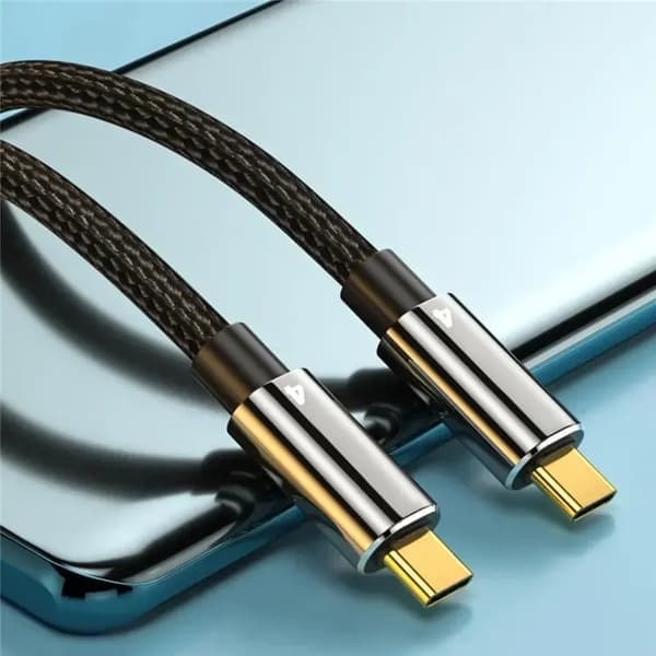 USB-C–USB-C Thunderbolt 4 -kaapeli, 100W, 40Gbps, 1,5m