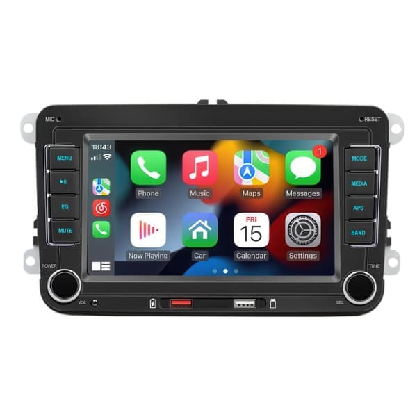 F9070W Bilradio / CarPlay & Android Auto - 7 Tommer til Volkswagen