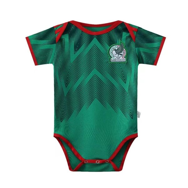 Jalkapallon MM-kisat vauvan pelipaita Brasilia Meksiko Argentiina BB vauvan ryömintäpuku haalari mexico home court Size 12 (12-18 months)