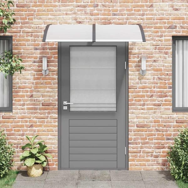 VidaXL Entrétak svart 150x100 cm polykarbonat Svart