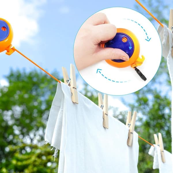 8m uttrekkbar bærbar klessnor