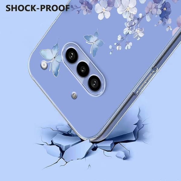 Blomstermønstre Malet TPU telefoncover til Nothing Phone 3a