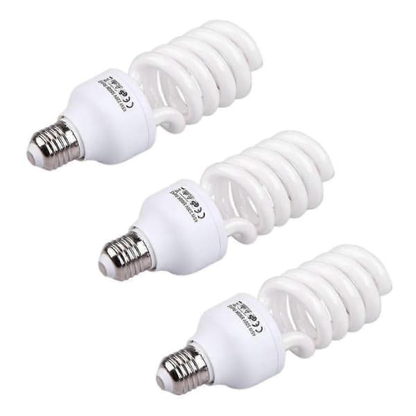 Dagslys fotolampe 45W E27 - 5500K Kompakt studielampe