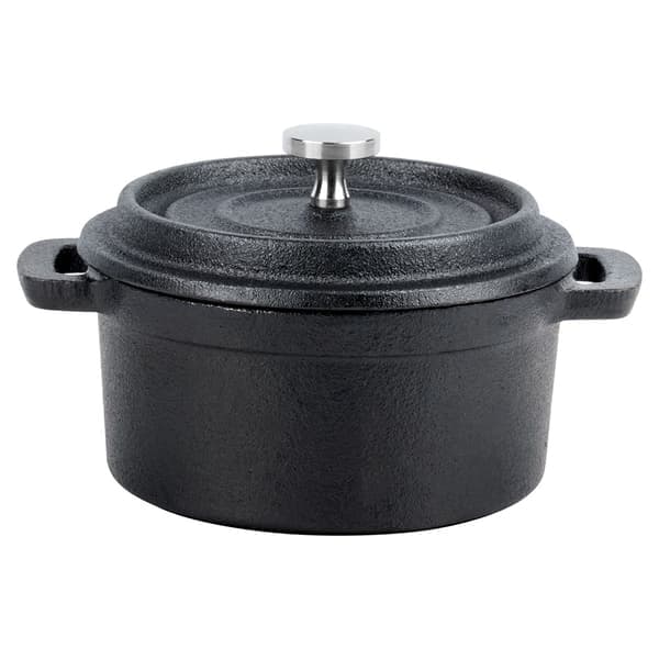 Serveringsgryta i gjutjärn med lock CAST LINE 10 cm, 250 ml - FF - 108
