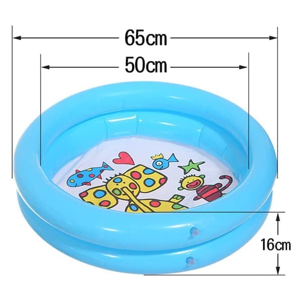 Uppblåsbar babypool inomhus utomhus mini familj rund pool för barn