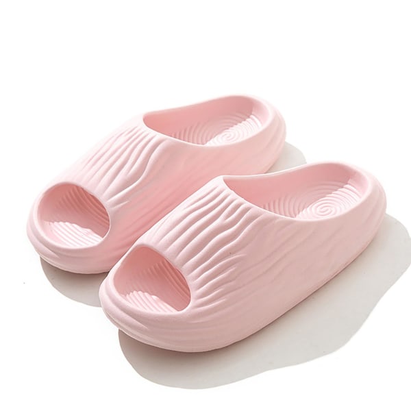 Kvinna Tjock sula Eva Tofflor Sommar Inomhus Kvinnor Tofflor Present till jul Födelsedag nyår Pink 44 to 45