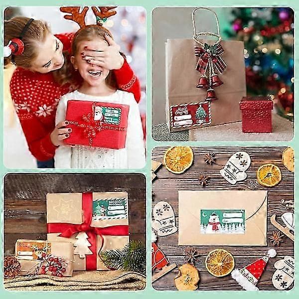 500 st Julklappar - Presentkort för Julklappar - Julklappar för Kvinnor, Män, Barn - Julklappspapper