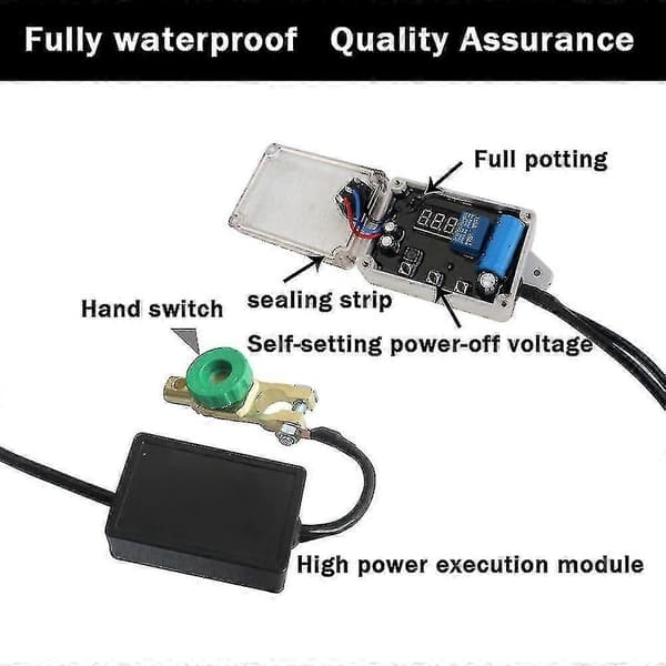 12V Automatisk Intelligent Brytare för Bilbatteri