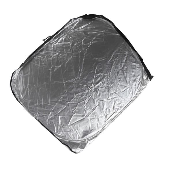 Solbeskyttelse for bilfrontrute, varmeblokkerende, sammenleggbar solbeskyttelse foran, liten
