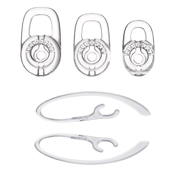 10x silikone ørepropper med 360-graders roterende ørekrog til Plantronics M70