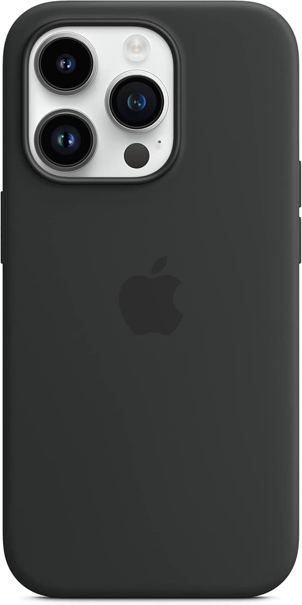 Apple - Midnat silikoneskal med MagSafe til iPhone 14 Pro