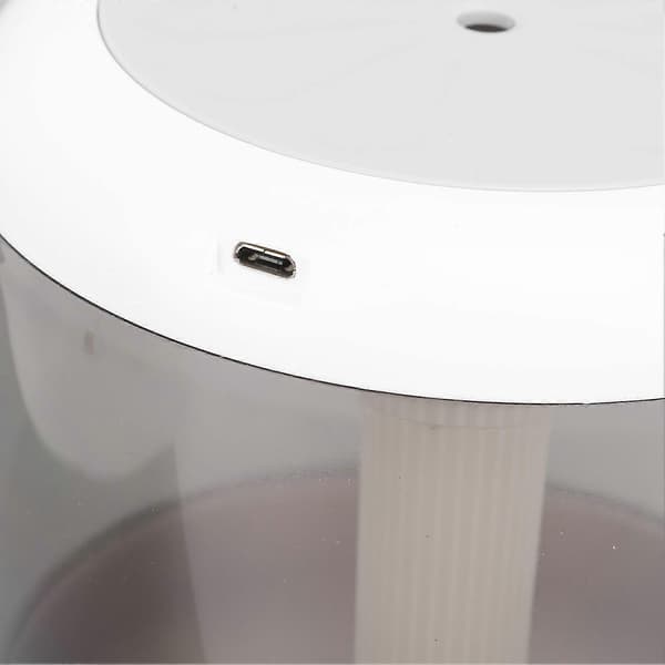 Liten Luftfukter for Rom 1.2L Kapasitet USB Stor Tåkevolum Aromaterapi Nattlampe Luftfukter