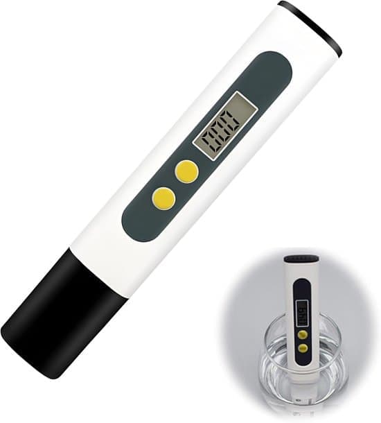 Digital TDS Vandkvalitetstester - Vandkvalitetstester - Måleområde: 1 - 9990 Ppm - Hvid