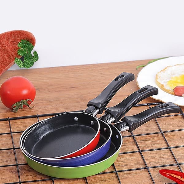 1. Mini Stekepanne Non-stick Eggpanne Frokost FF-14cm 14cm