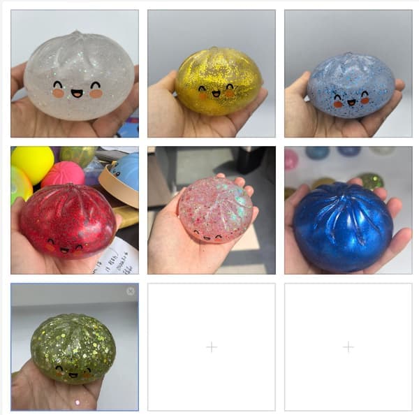 Crazy Fun Rainbow Mystery Squishy Bun Mystery Dumpling GLITTER VIRAL