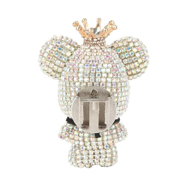 Bilventilationsfrisker med rhinestone bjørne tilbehør