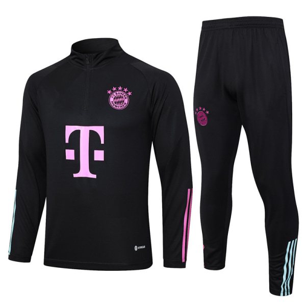 Bayern Hemma Longsleeve Träningsset Barn & Vuxen 23-24 black 2 10