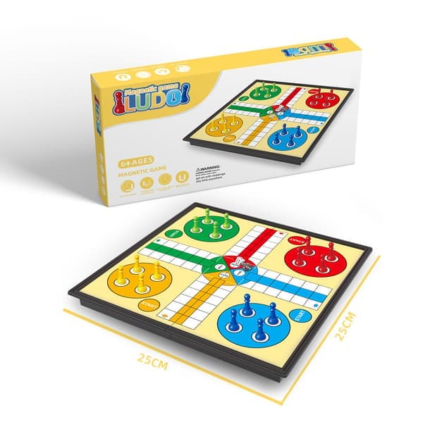 Fia with Push/Ludo Magnetic - Lautapeli Monivärinen