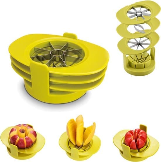 Fruktskjærer - Epleskjærer - Mango - Tomat - Egg - Eplekjerner - Grønnsaker - Kjøkken