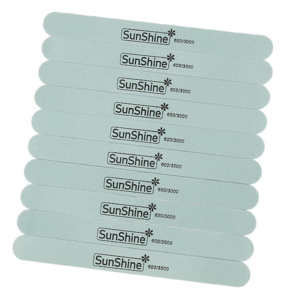 2x10st Nagelkonst Manikyrspets Polerbuffert Slipning Sandning Bl
