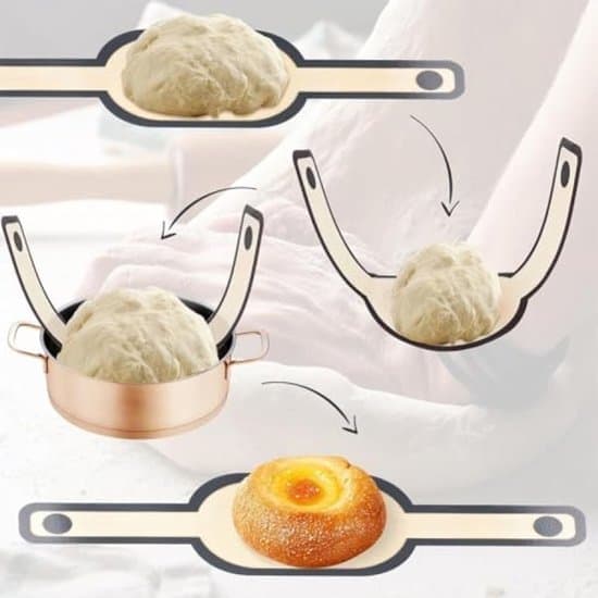 To silikone bageunderlag til brød, bageplader og dej - Genanvendelige non-stick måtter, 56 x 15 cm