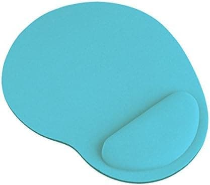 Musematte med gel, musematte med håndleddsstøtte - med komfortabel gel håndleddsstøtte - sklisikker gummibase, ergonomisk blå Blue