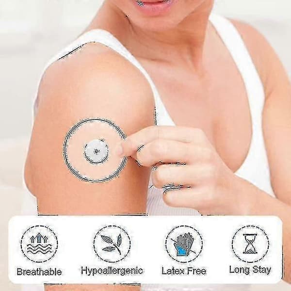 Libre 3 Sensor Skydd 10-100 Pack - Vattentäta Självhäftande Plåster, Transparent, Skyddande Hud, Medicinskt Sensorplåster 20PCS