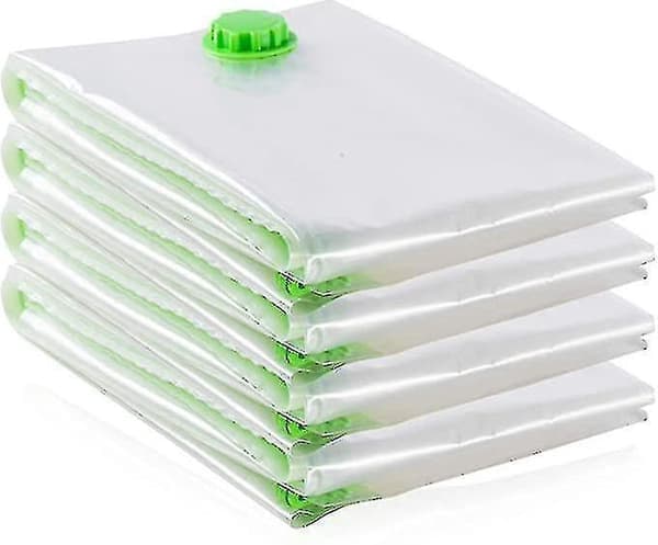 Gigantiska vakuumförvaringspåsar för kläder, täcken/sängkläder - 4-pack (XL)